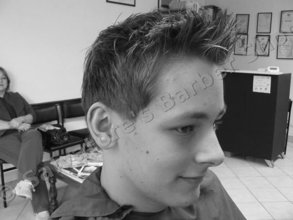 Children's haircut by Salvatore's Barber Shop Bristol