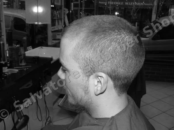Long hair cut by Salvatore's Barber Shop Bristol