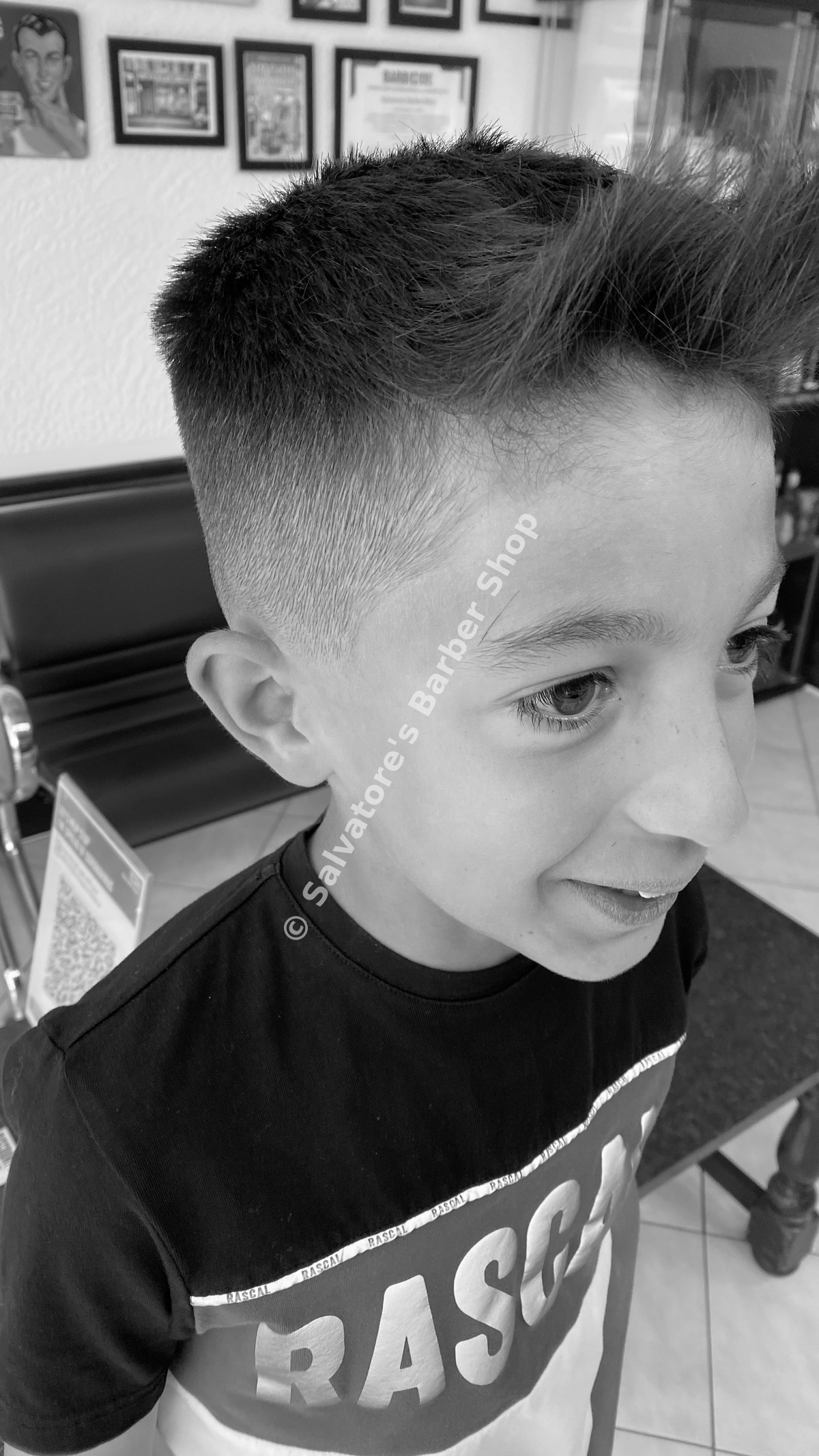 Short haircut by Salvatore's Barber Shop Bristol