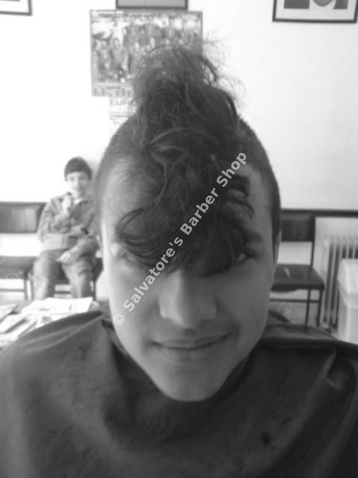 Long hairstyle by Salvatore's Barber Shop Bristol