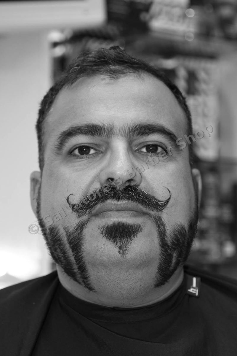Movember 2014 — finished beard carve front portrait